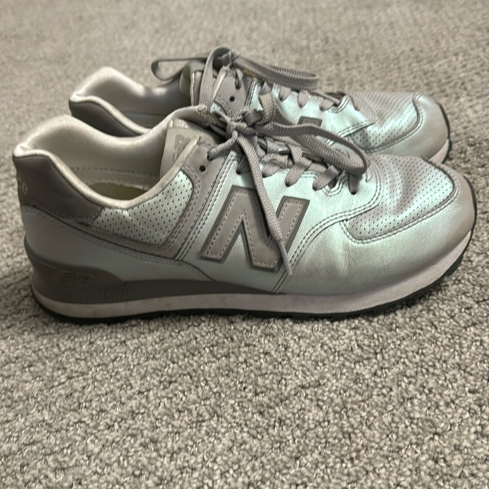 Iridescent New Balance 574s